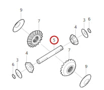 2303351-T1500-A727A01>Planetary gear shaft>6MT