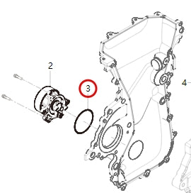 1307001-E1800-A000000>Water pump O-ring>5MT