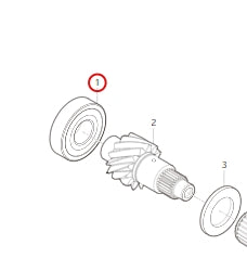 1700007-T1500-A00000P>Input shaft front bearing>6MT