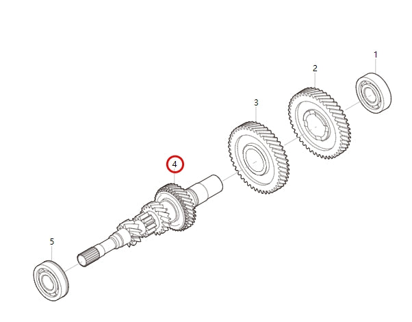 1701111-T1507-A600D11>Input shaft>6MT
