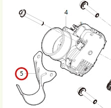 1311101-E2000-A000000>Outlet pipe bracket>5MT