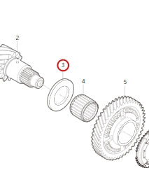 1700192-T1500-A00000P>Reverse shaft reverse washer>6MT