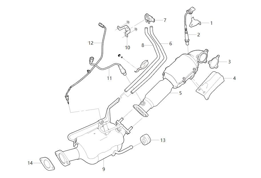 1205100-T1503-A000000>Three way catalytic post assembly>6MT, 6AT