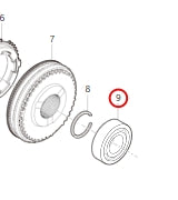 1701106-T1500-A00000P>Deep groove ball bearing>6MT