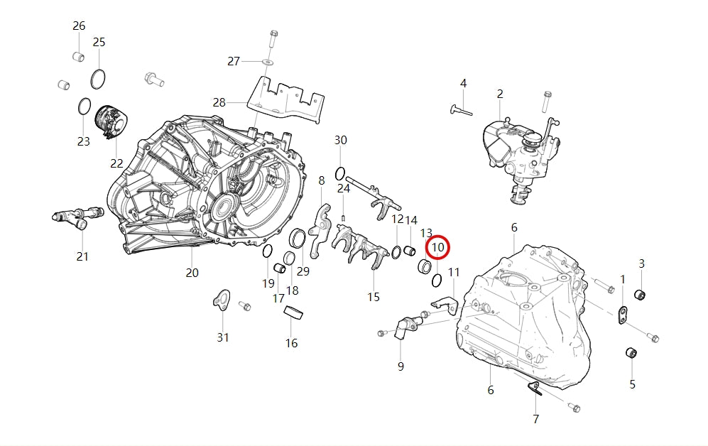 1709208-T1500-A622C01>Intermediate shaft adjustment gasket>6MT