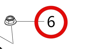 HXQ33914F61>Non metal embedded hexagonal flange locking nut M14x1.5