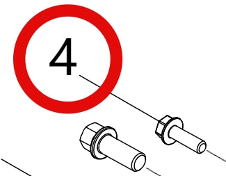 3502103-E0010-A000000>Bracket fixing bolt M10 × 1.25