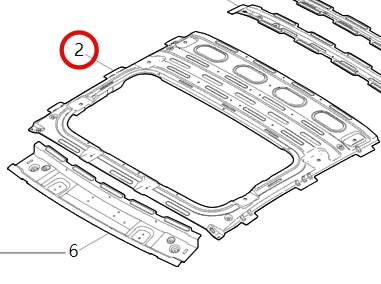 5701200-E0010-B100000>Sunroof frame assembly
