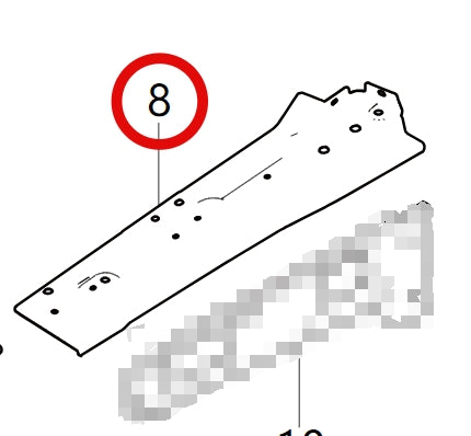 5001100-E0010-A010000>Front Upper Panel Assembly of Left Front Wheel Cover (Electrophoretic)