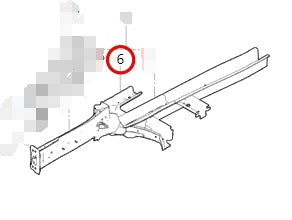 5301700-E0030-A039000>Left front longitudinal beam assembly (1.5T) (electrophoresis)>7DCT