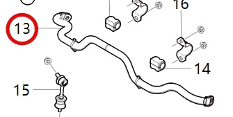 2916110-E0010-A000000>Rear stabilizer bar assembly