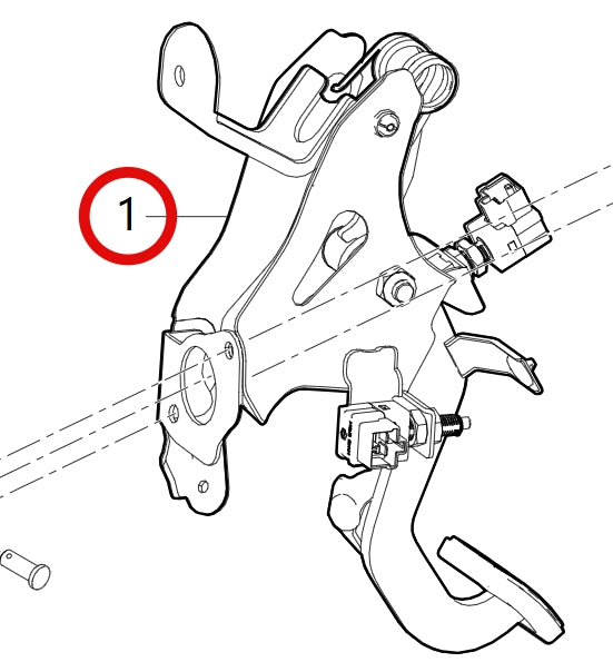 1602100-E0020-A000000>Clutch pedal assembly>6MT