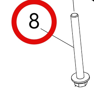 HXQ185B14145TF61>Hexagonal flange bolt and flat washer combination M14 × 1.5 × 145