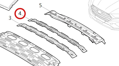 5701023-E0010-A000000>Fifth crossbeam of top cover