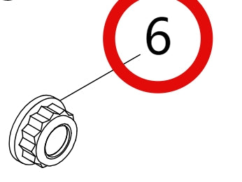 HXQ339B20T13F36>12 angle self-locking nut