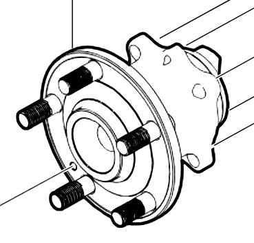 3502140-DA030-A000000>Rear wheel hub bearing assembly (left)>7DCT