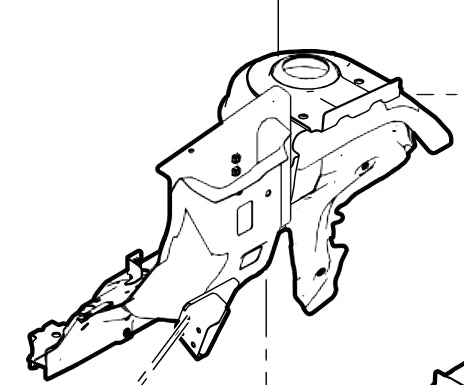 5301610-E0010-A010000>Right Front Wheel Cover Upper Assembly - Electrophoretic