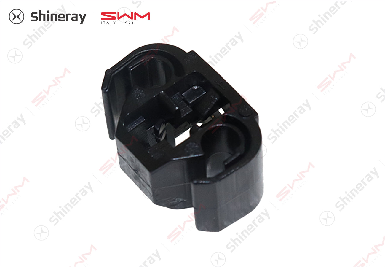 3506914-D0010-A000000>Rear brake hard pipe with two pipe clamps of diameter 5