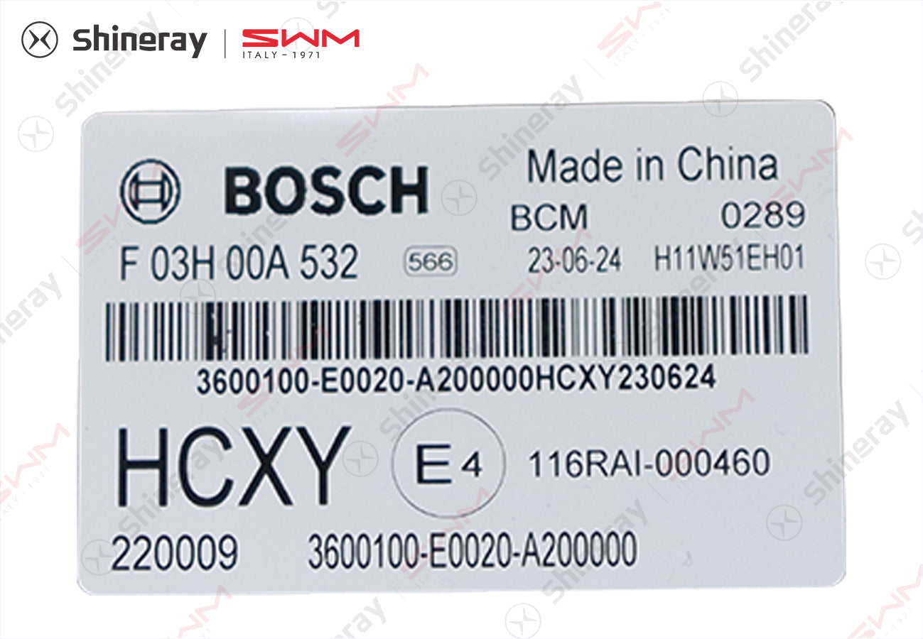 3600100-E0020-A2000000>Vehicle body controller (integrated PEPS)