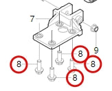 HXQ1871235TF61S>Hexagonal flange bolt M12 × 1.5 × 35
