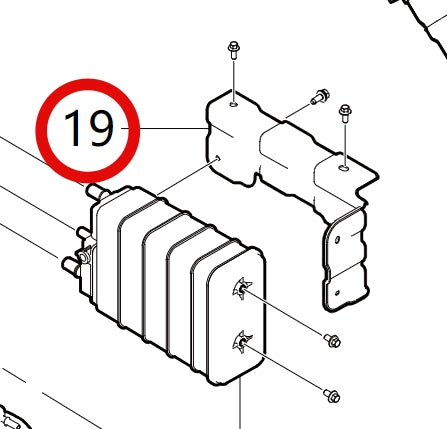 1130250-E0020-A000000>Carbon canister bracket assembly> 6MT,6AT