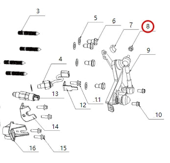 1709201-E2000-A000000>Belt nut>5MT