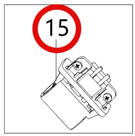 1301121-E0010-A000000>Electronic fan hot melt fuse