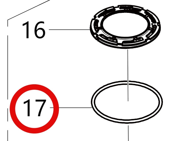 1101142-DA020-A000000>Oil pump sealing ring