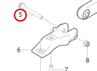 HXQ186A12110TF61S>Flange bolt M12 × 1.25 × 110