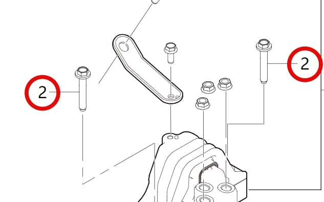 HXQ187B1065TF61>Hexagonal flange bolt and flat washer assembly M10 × 1.25 × 65