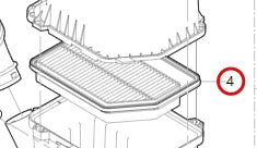 1109101-DA010-A000000>Air filter cartridge