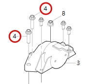 HXQ1851250TF61S>Hexagonal flange bolt M12 * 1.25 * 50 (coated with adhesive 15)
