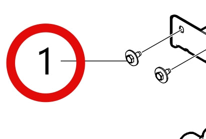 HXQ1460616F38>Hexagonal head bolt, spring washer, and large flat washer assembly M6 × 25