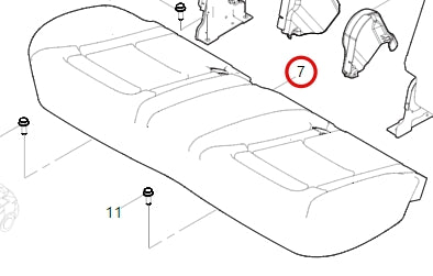 7003100-E0020-B100000>Rear seat cushion assembly (leather)