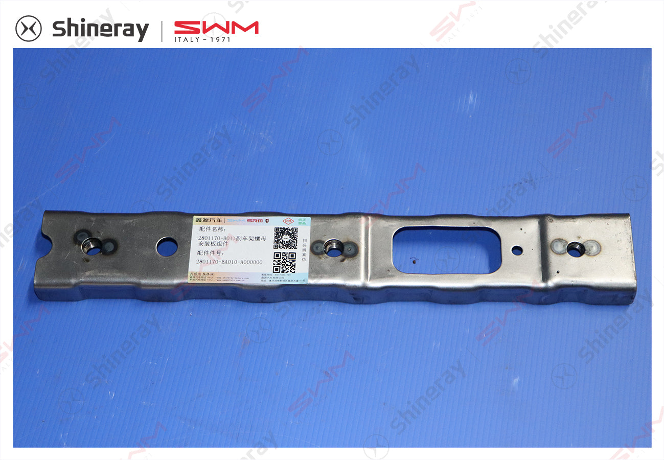 2801170-BA010-A000000>Subframe Nut Installation Plate Component