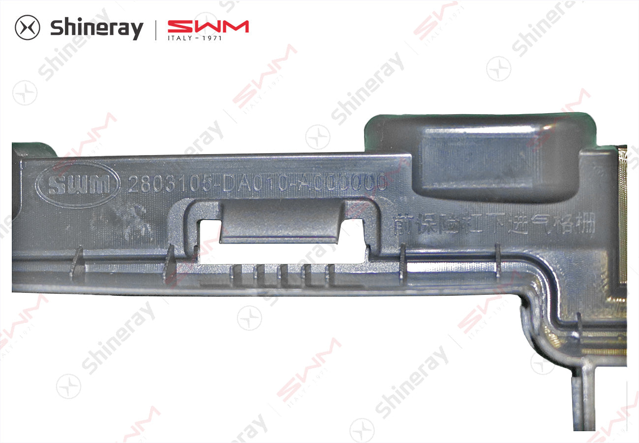 2803105-DA010-A000000>Front bumper lower air intake grille