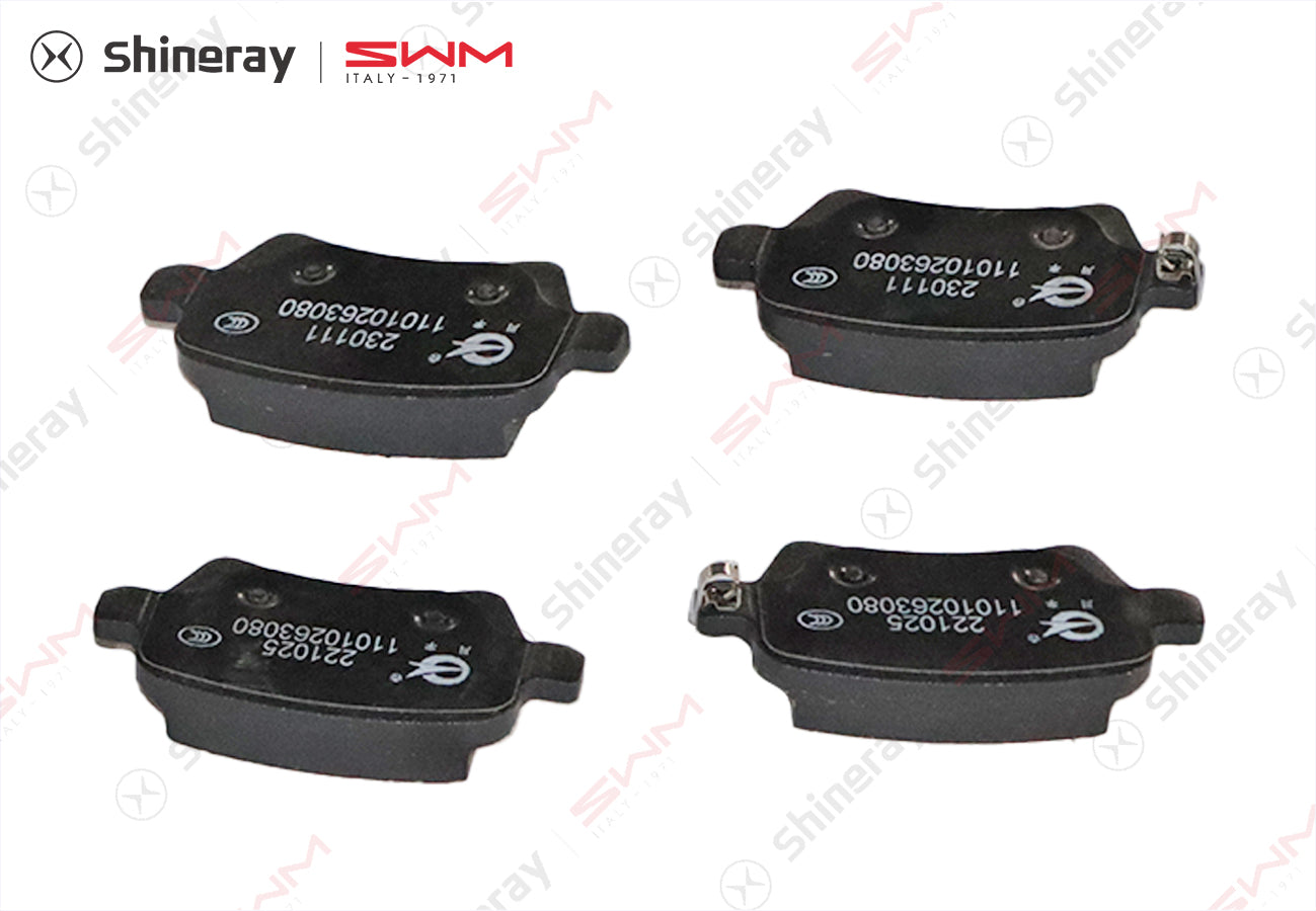 3502120-D0020-A000000>Rear Brake Friction Pads (including and outer pads)