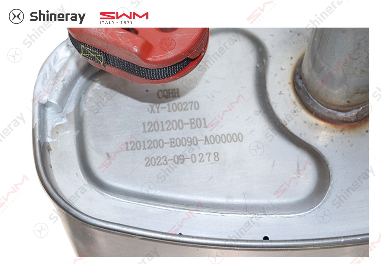 1201200-E0090-A000000>Rear muffler assembly>7DCT