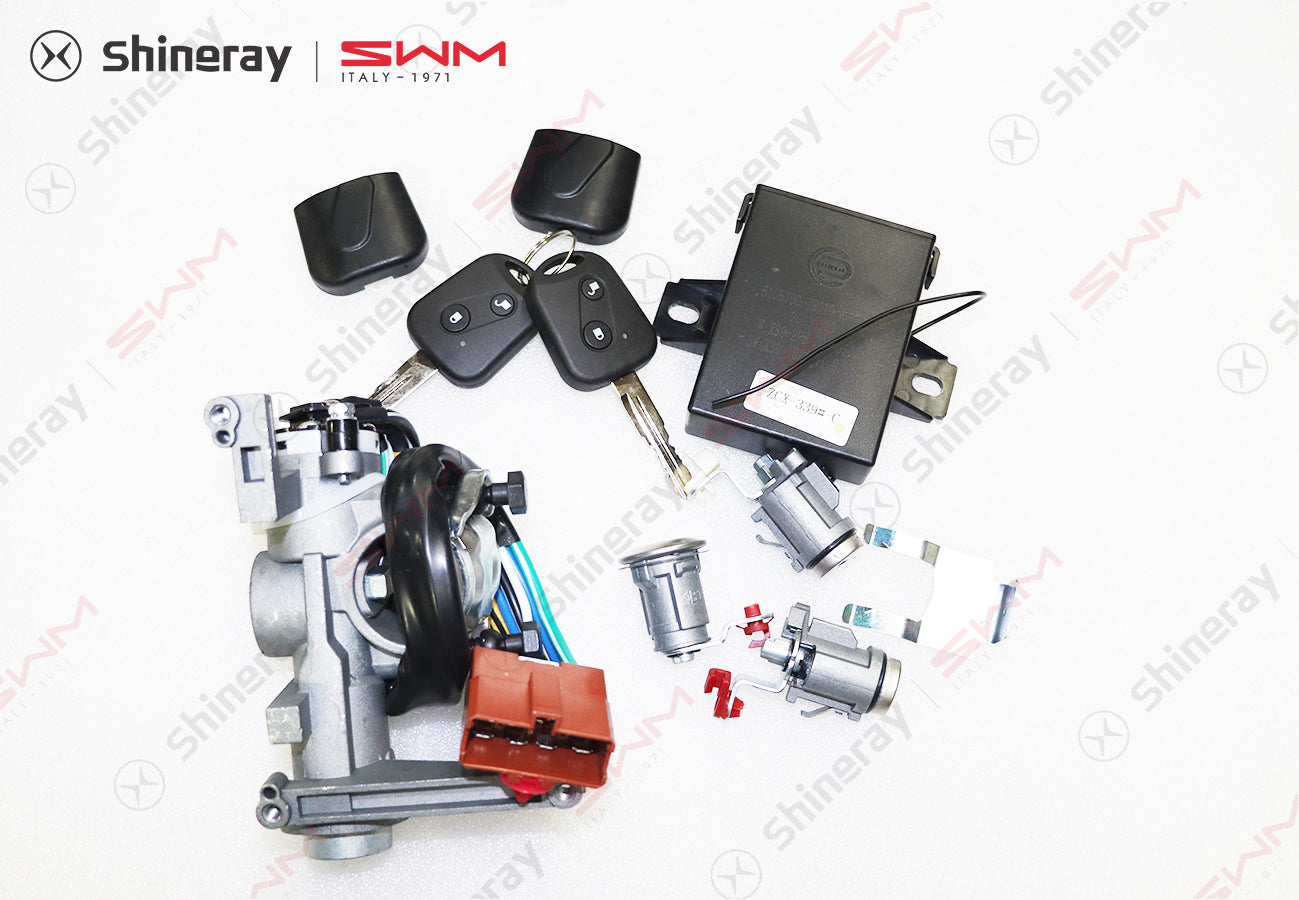 3704000-BA020-AA00000>Ignition switch, lock core, key assembly (central)