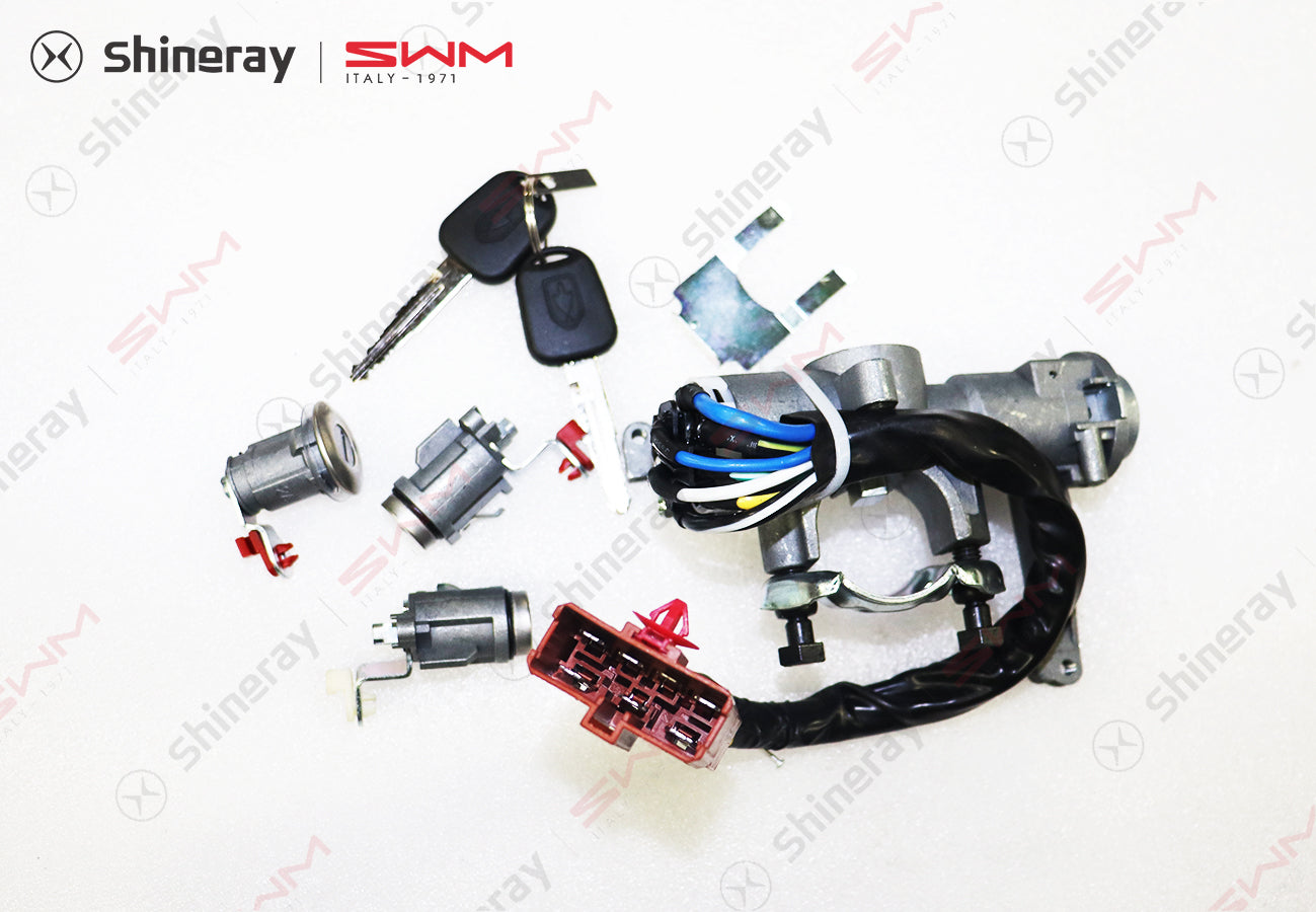3704000-BA330-AA00000>Ignition switch, lock core, key assembly (Jbei, non-central control)