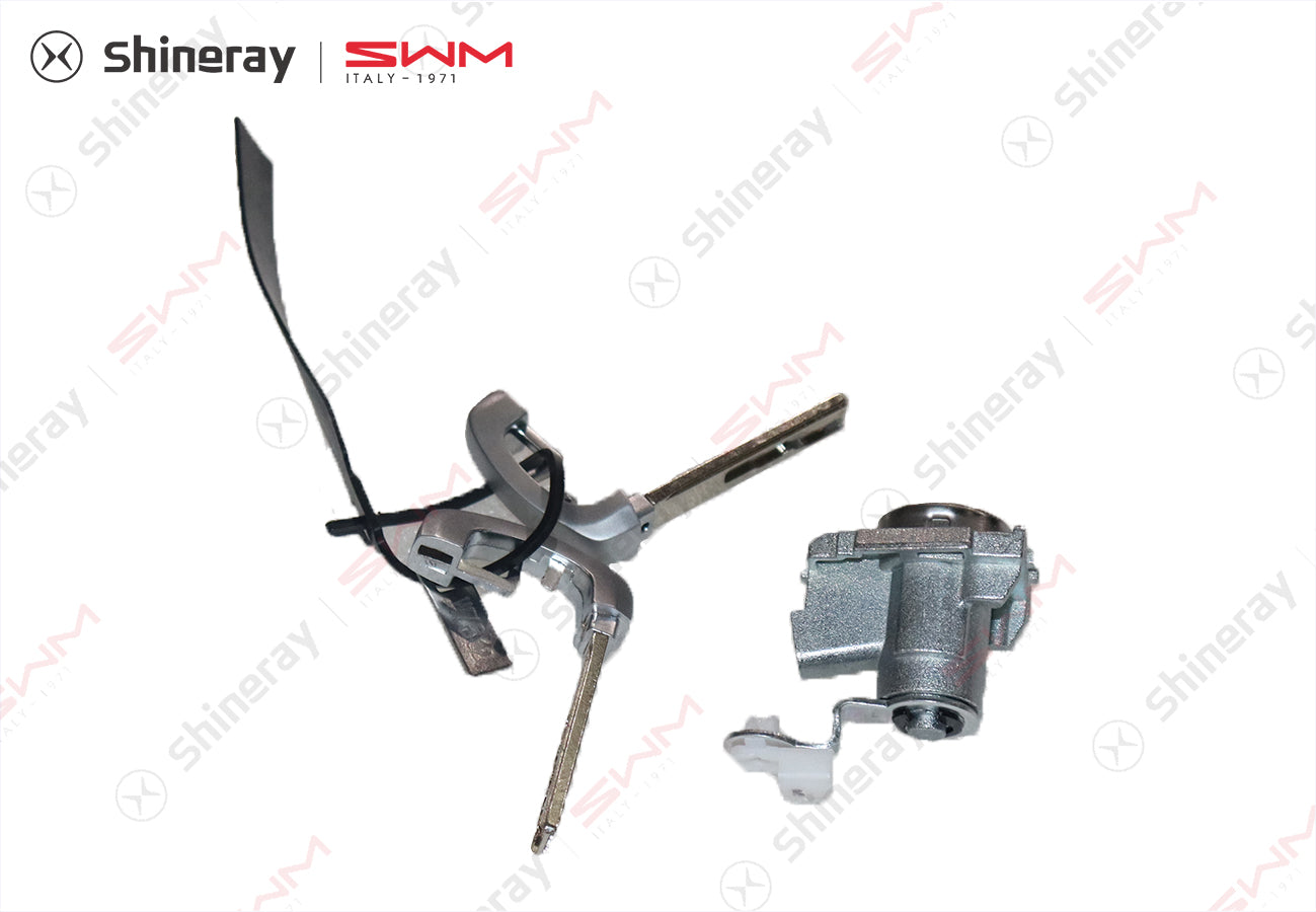 3704000-E0020-B100000>Keyblade and lock cylinder assembly