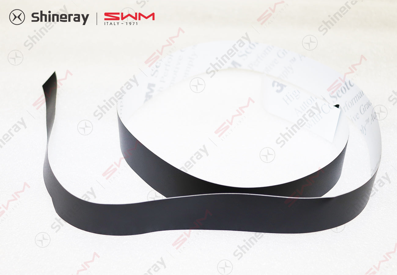 3921307-E0010-A000000>Upper section of left front door inner pillar film (leather pattern)