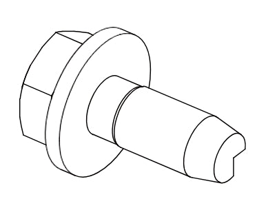 HXQ1400616F36>Hexagonal head bolt and large flat washer assembly