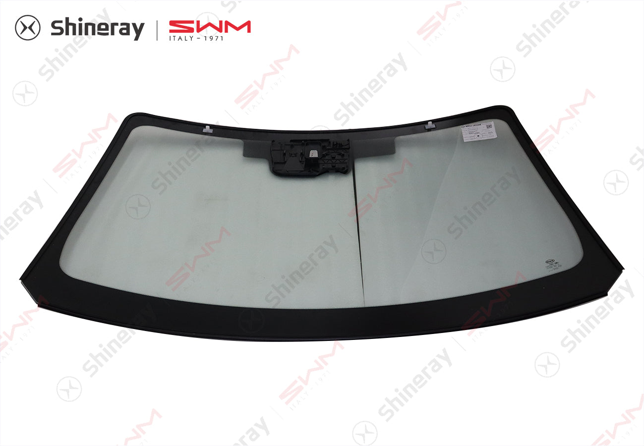 5206101-E0020-A000000>Front windshield - green glass - with base