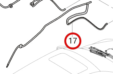 5207320-E0010-A000000>Rear washing pipeline assembly