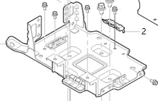 5302410-DA010-A100000>Battery tray assembly