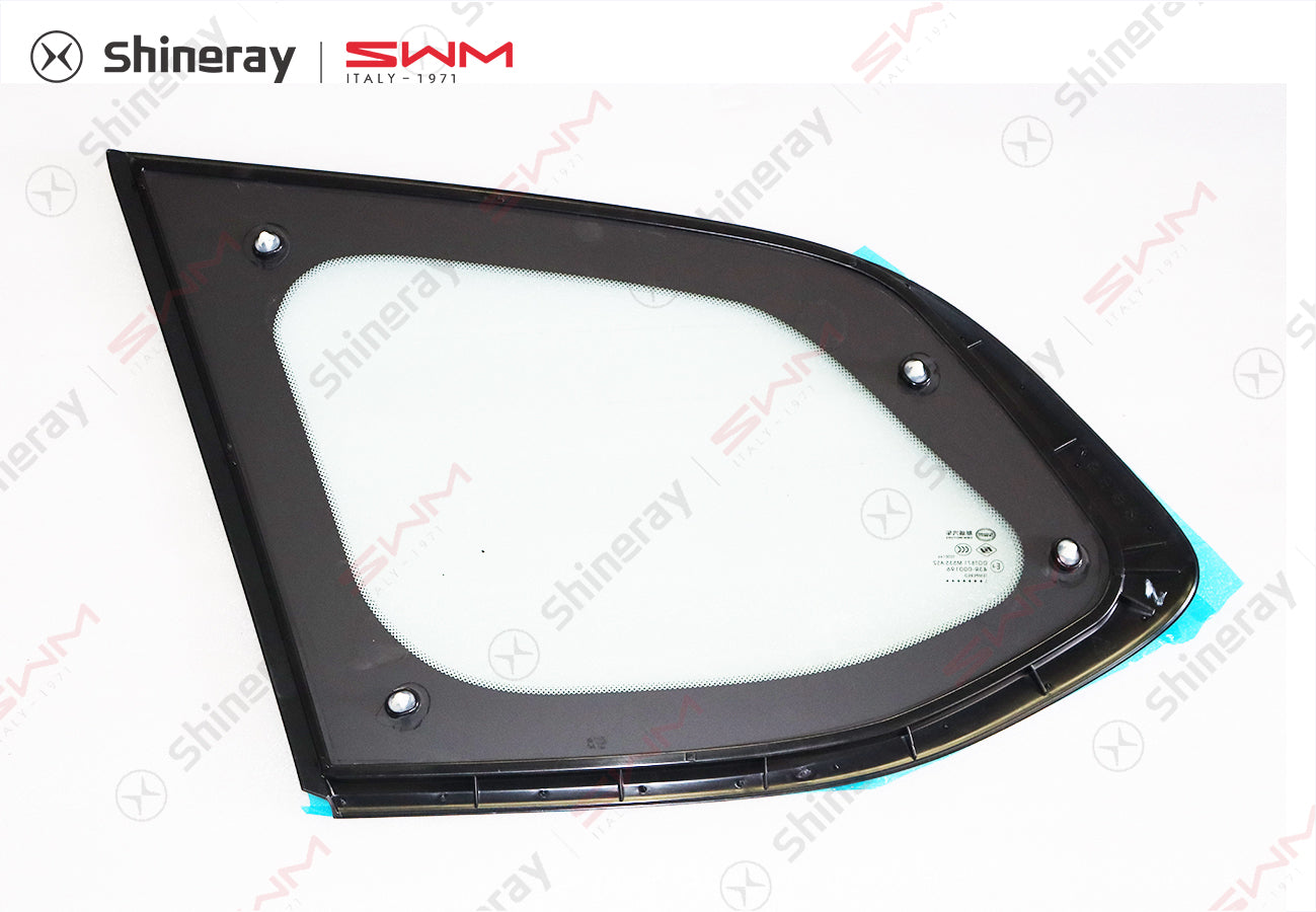 5403200-DA010-A000000>Right rear side panel window glass assembly