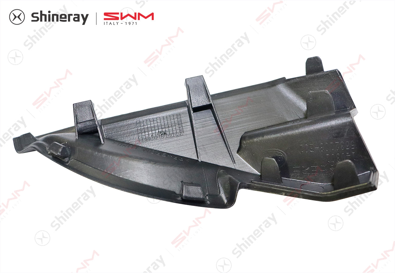 5532103-E0010-A000000>Left end cover of windshield grille