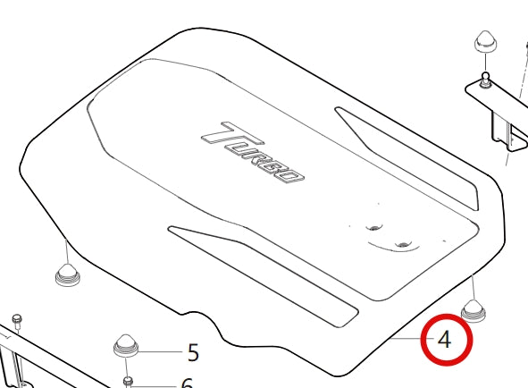 5524100-DA010-A20000>Engine upper guard assembly (2.0L)>5MT