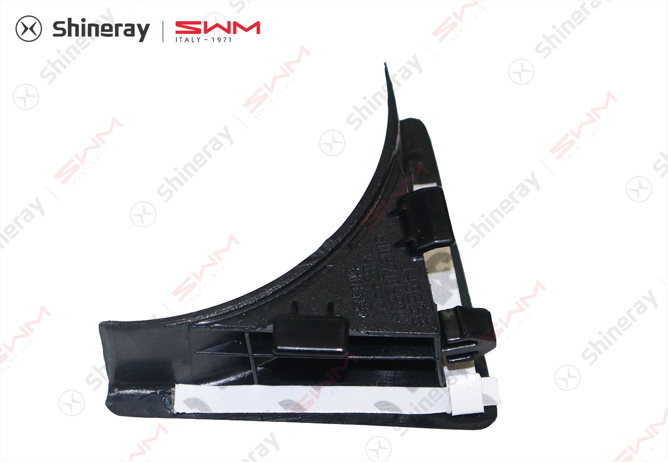 6102710-E0010-A000000>Left front door upper window frame cover plate